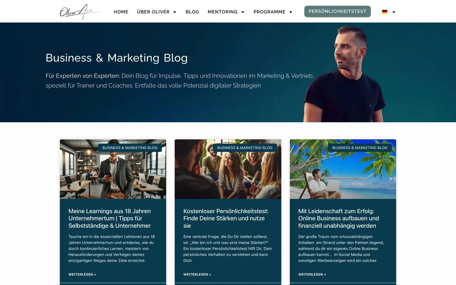 Screenshot oliver-albrecht.com