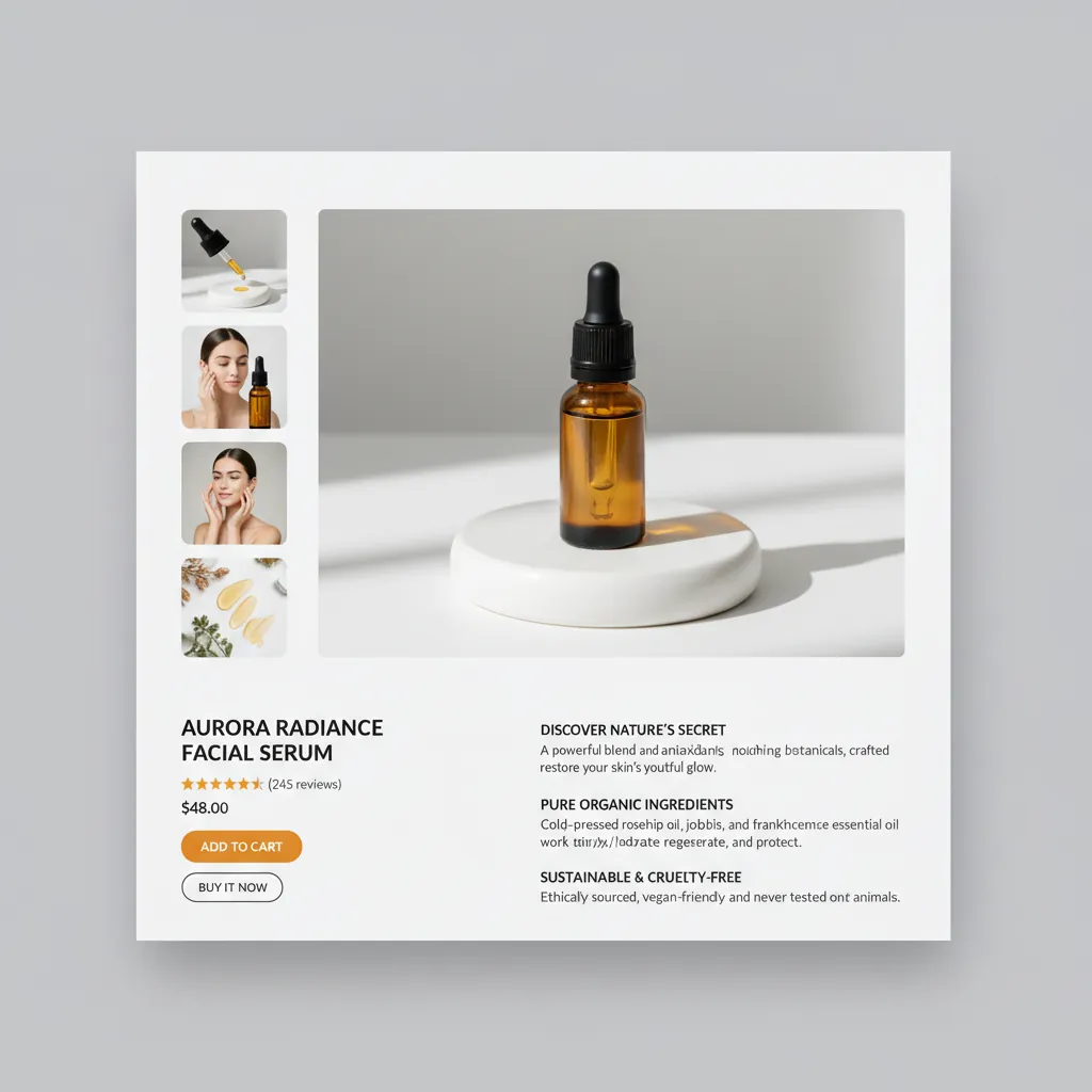 WooCommerce product page SEO-optimized with brand voice