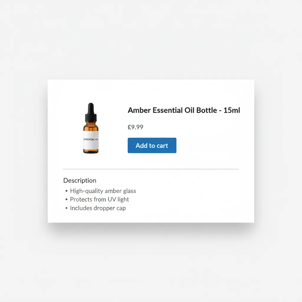 WooCommerce product page with default supplier text